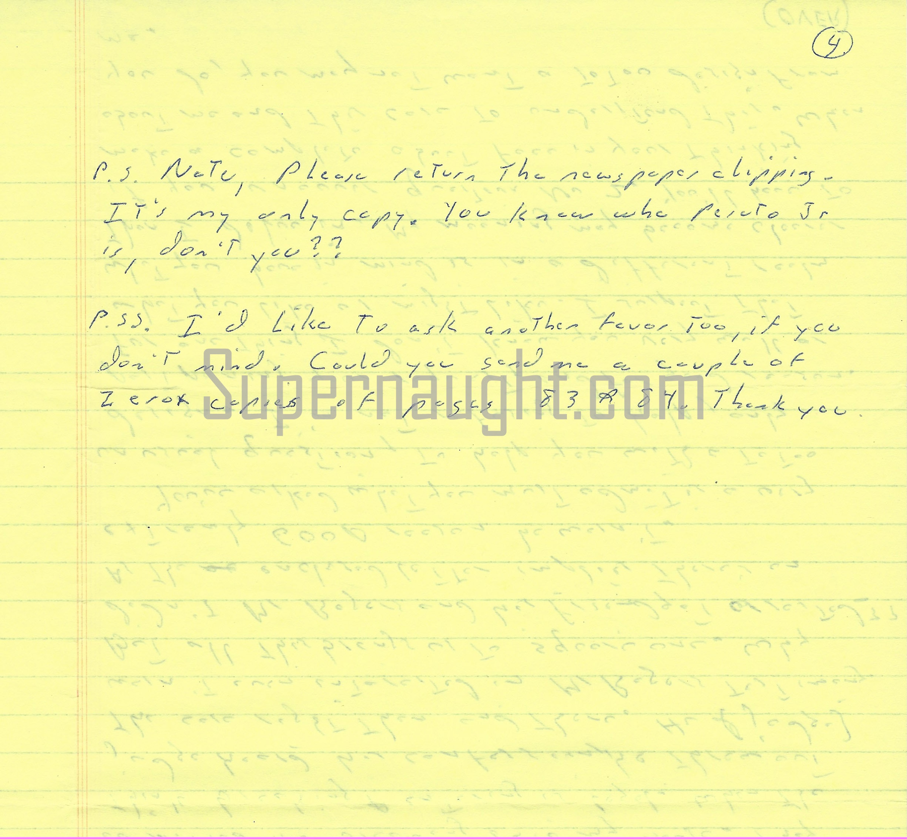 Gary Heidnik Signed Four Page Letter with Drawing Self Portrait image 4