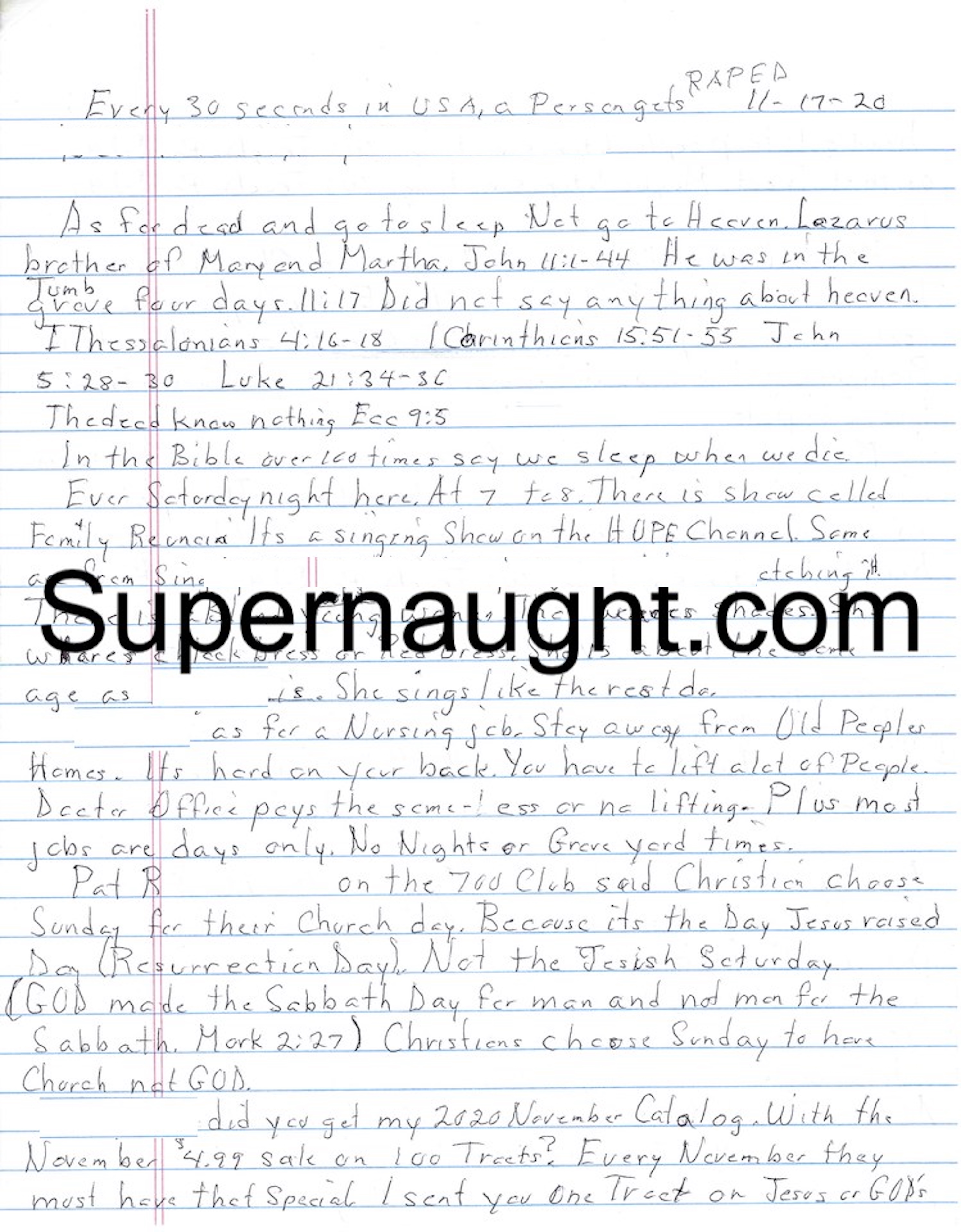 Gary Ridgway Handwritten Two Page Letter Signed image 2