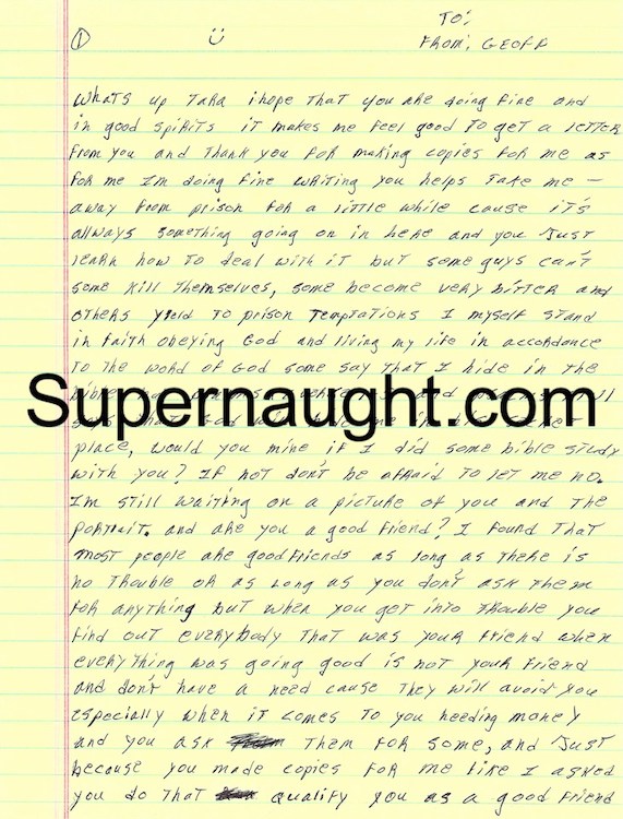 Geoffrey Griffin Letter and Envelope Set Signed