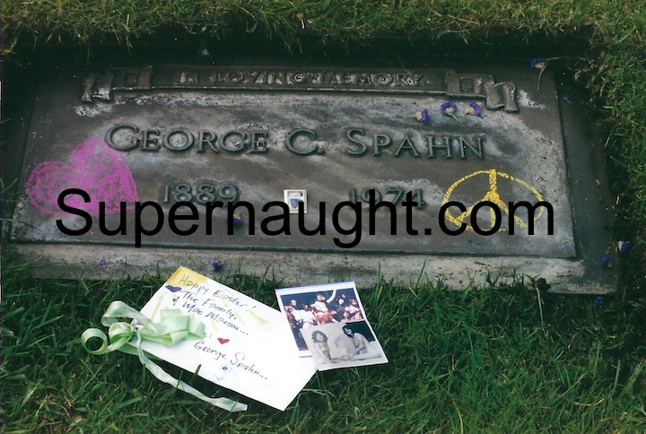 George Spahn Grave Photo