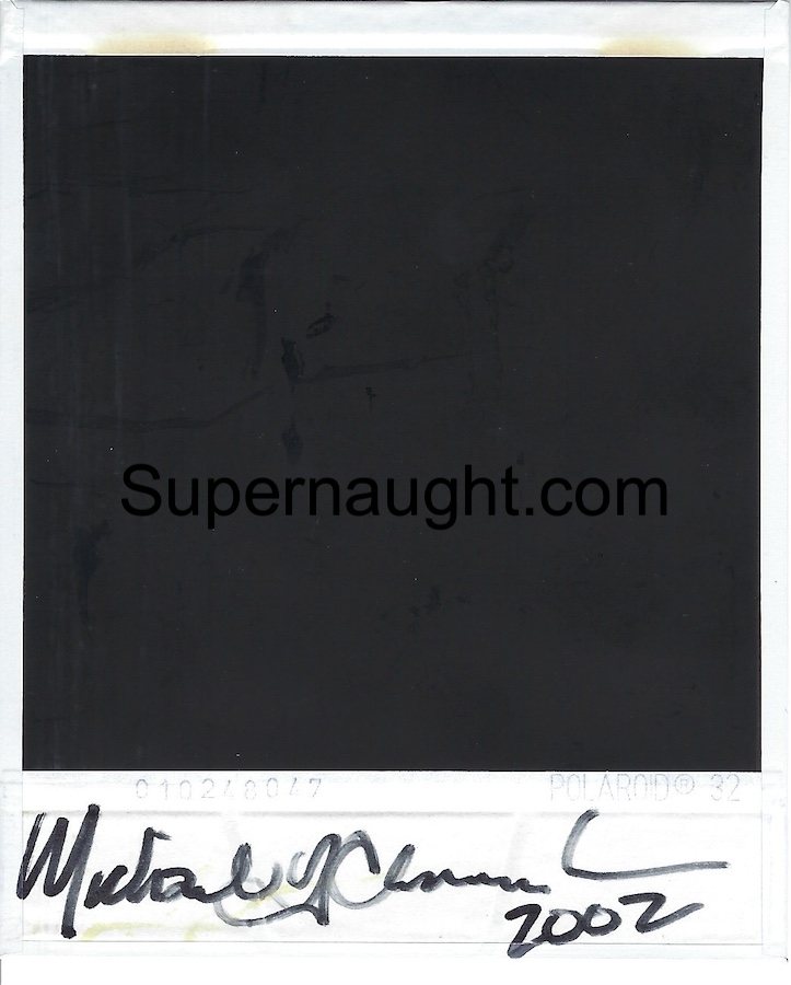 George Spahn Grave Polaroid with Artwork Envelope Signed image 4