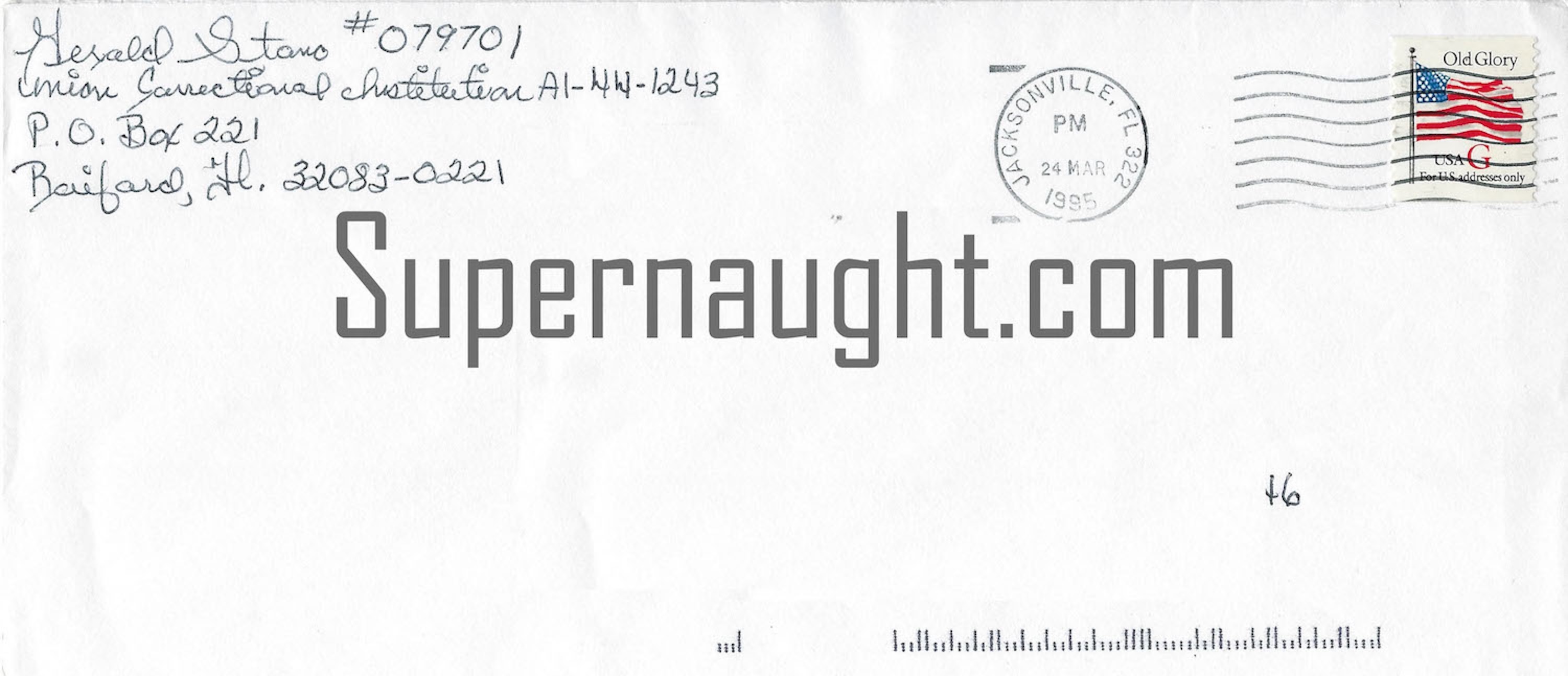 Gerald Stano Envelope Signed