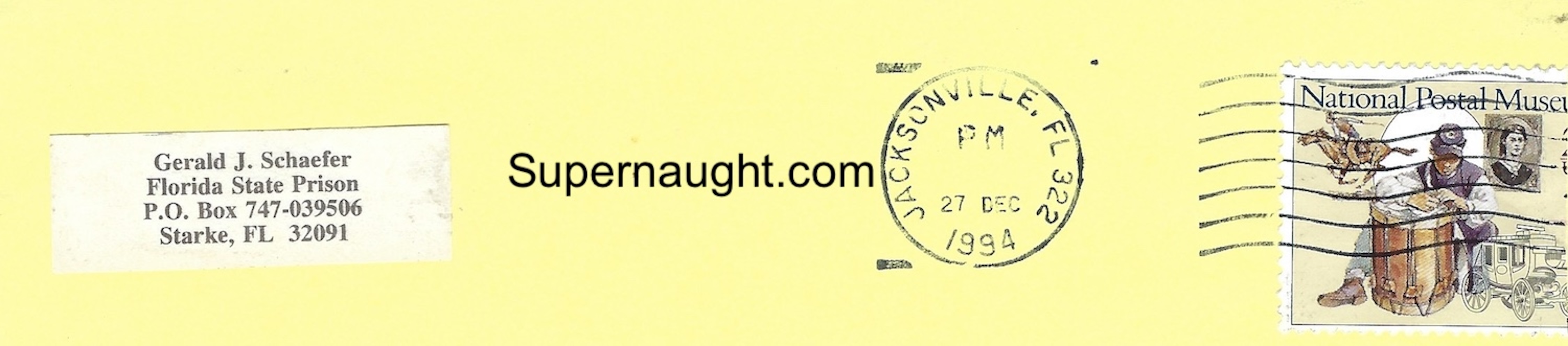 Gerard Schaefer Signed Christmas Card with Envelope Set image 3