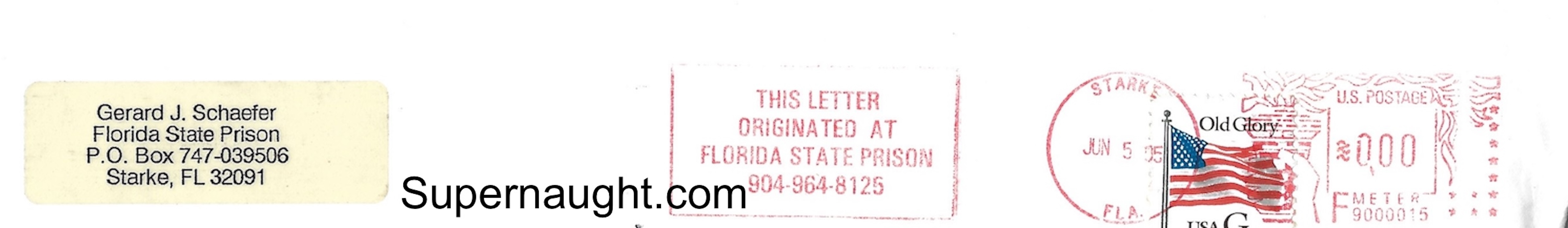 Gerard Schaefer Signed Letter with Envelope Set image 3