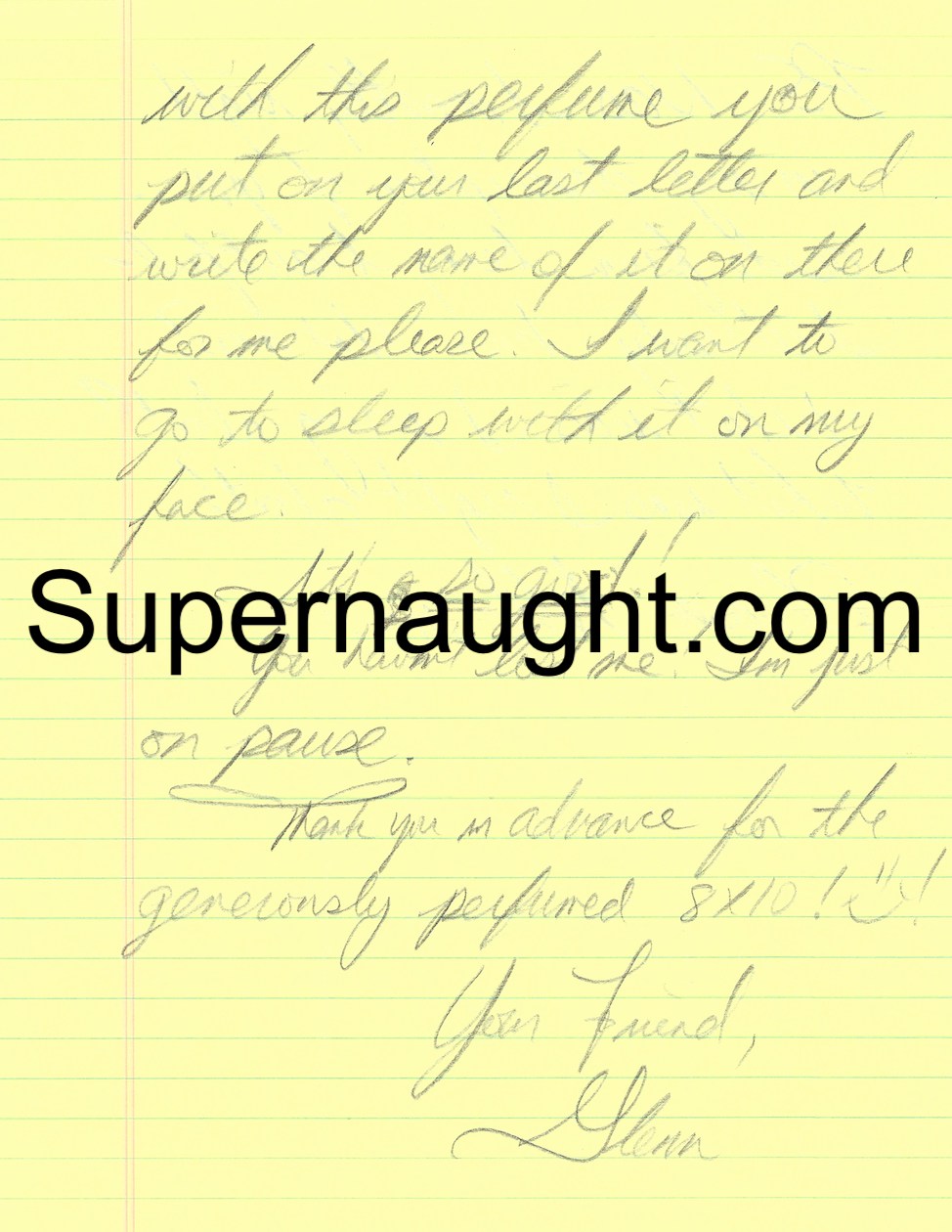 Glenn Helzer County Signed Letter and Envelope image 2