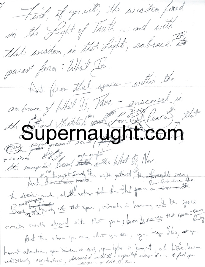 Glenn Helzer Three Pages of Handwritten Notes on Justin Helzer Document image 3