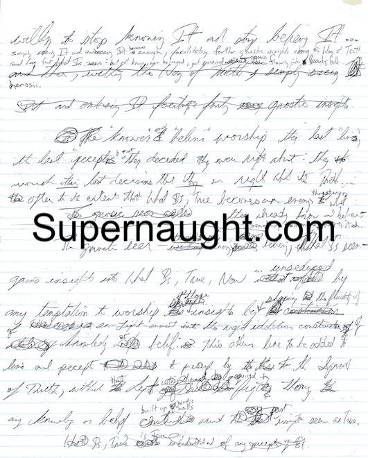 Glenn Helzer Four Pages of Handwritten Notes image 2
