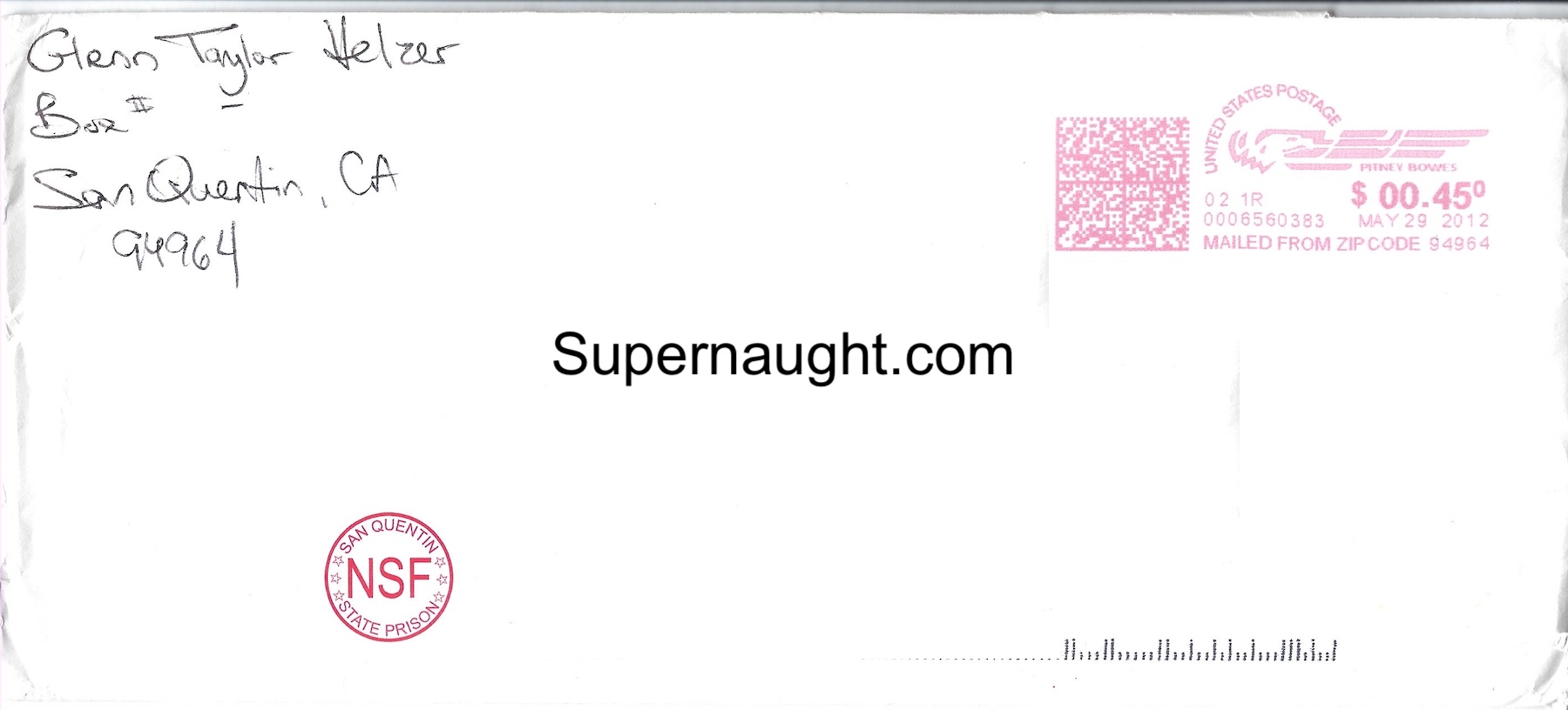 Glenn Helzer Letter and Envelope Set Both Signed image 3