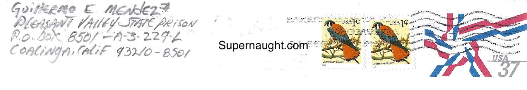 Guillermo Mendez Signed Envelope