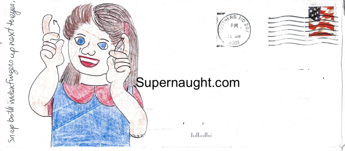 Hadden Clark Alter Ego Kristen Letter and Envelope Artwork Set Both Signed image 3