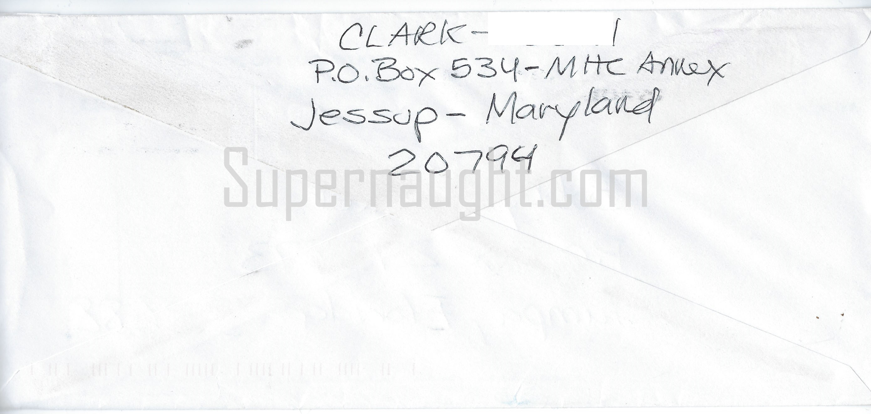 Hadden Clark Alter Ego Kristen Letter and Envelope Set Both Signed image 4