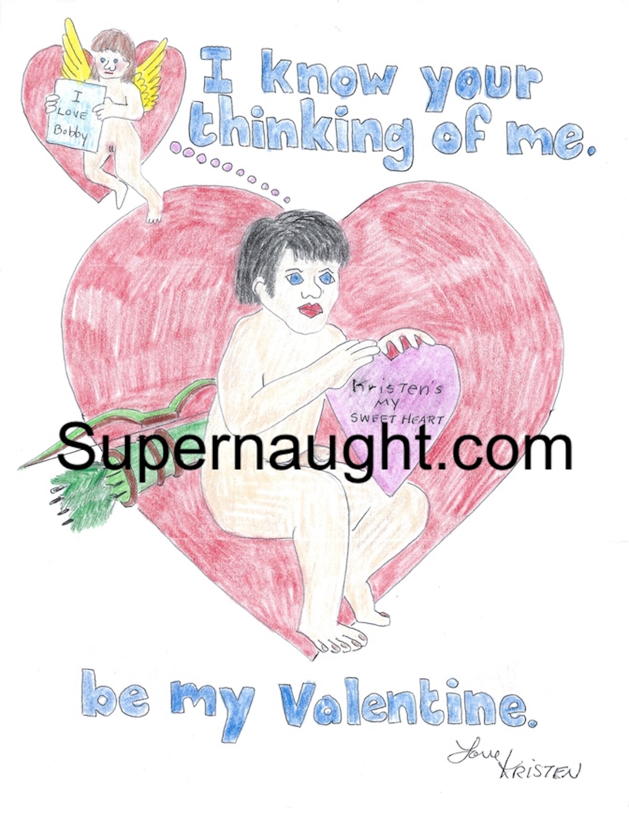 Hadden Clark Be My Valentine Artwork Signed