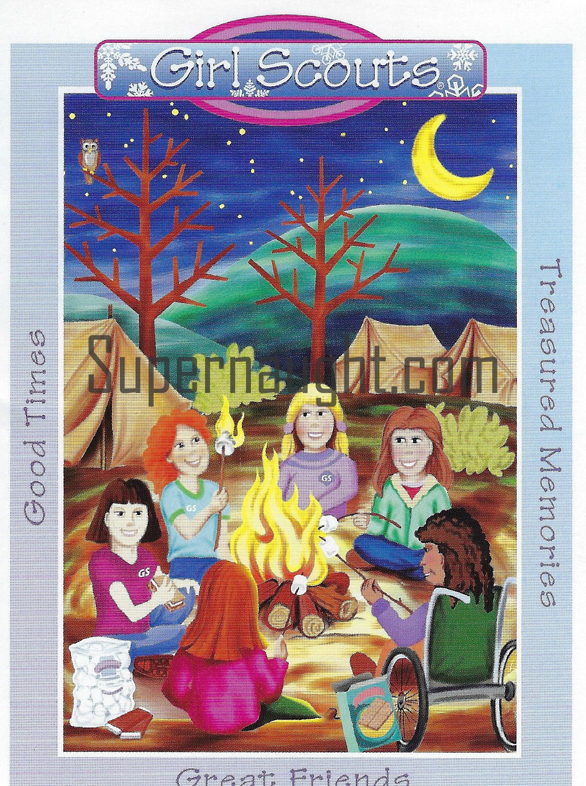 Hadden Clark Girl Scouts Card and Envelope Set Both Signed image 2