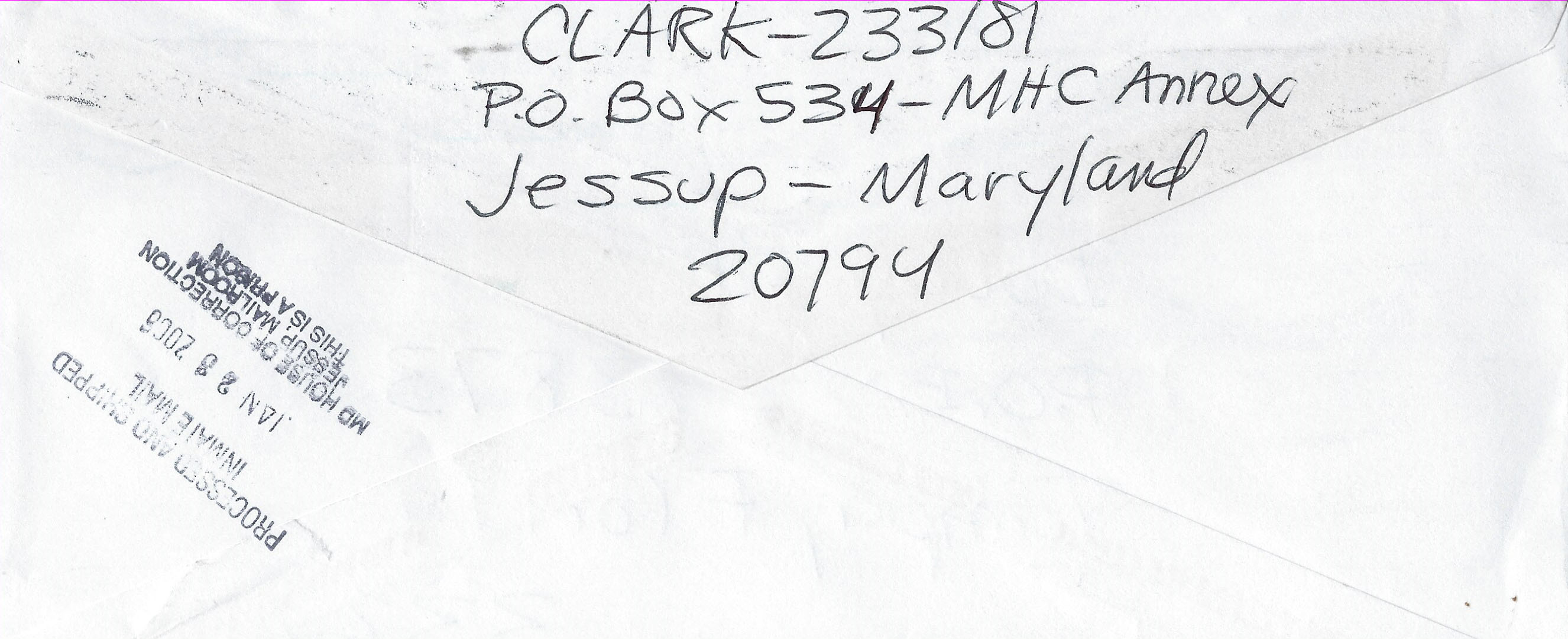 Hadden Clark Letter Signed Kristen and Envelope Set image 3