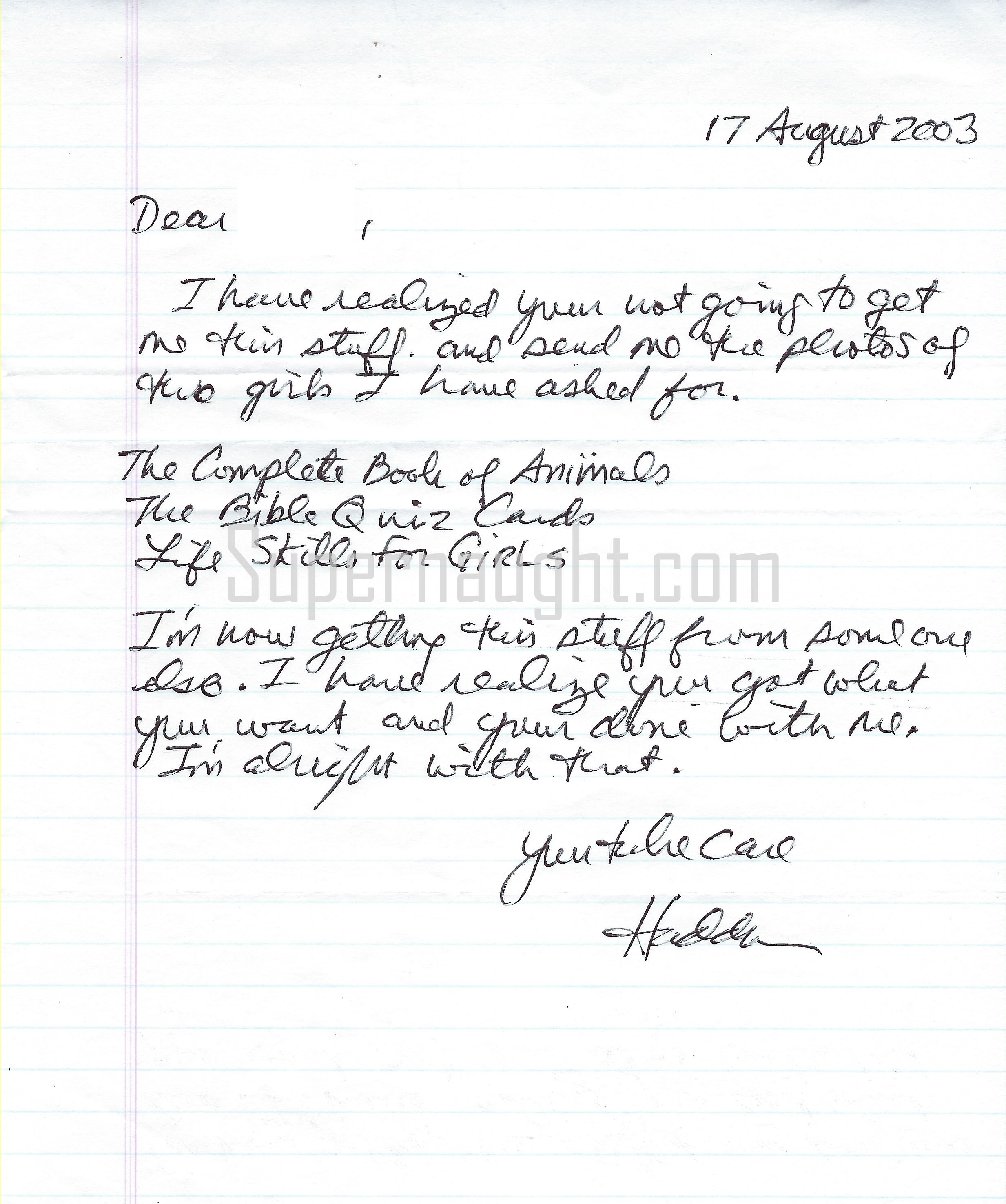 Hadden Clark Signed Letter and Envelope Set