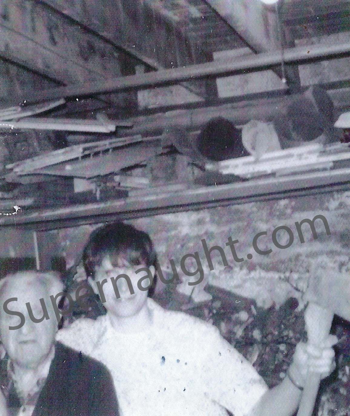 Hadden Clark Teenage Photo with Grandfather