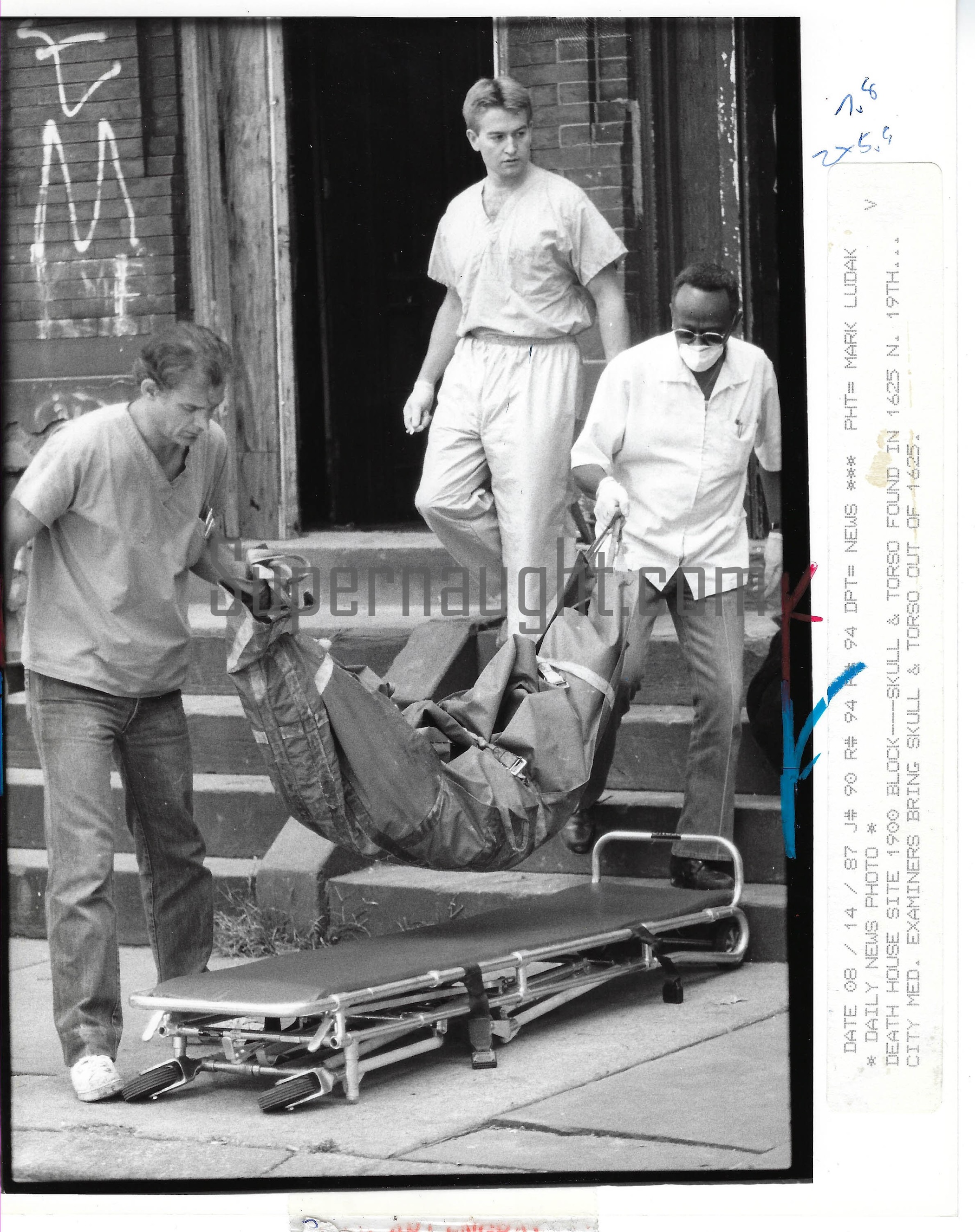 Harrison Graham Bodies Crime Scene 1987 Press Photo