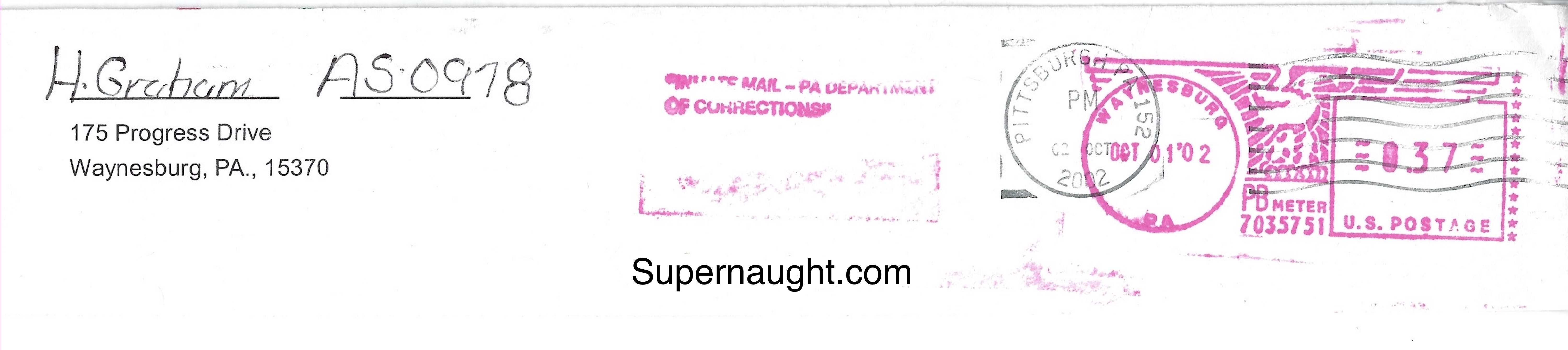 Harrison Graham Letter and Envelope Set Both Signed image 3