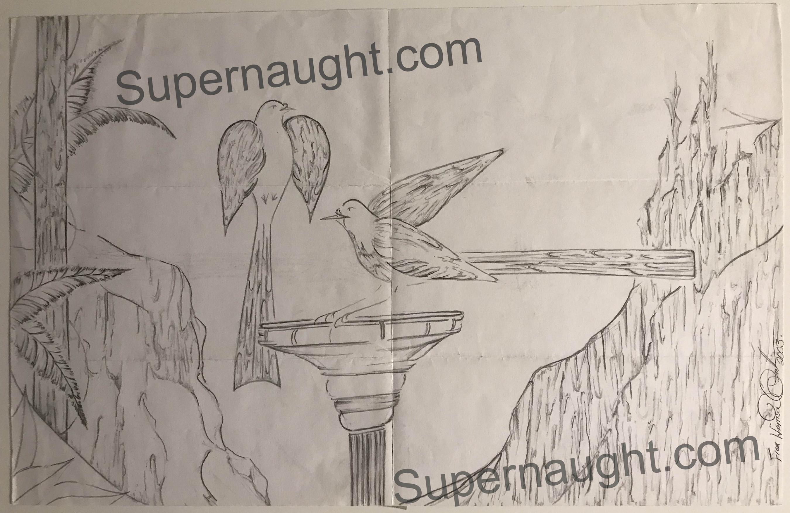 Harrison Graham Signed Drawing