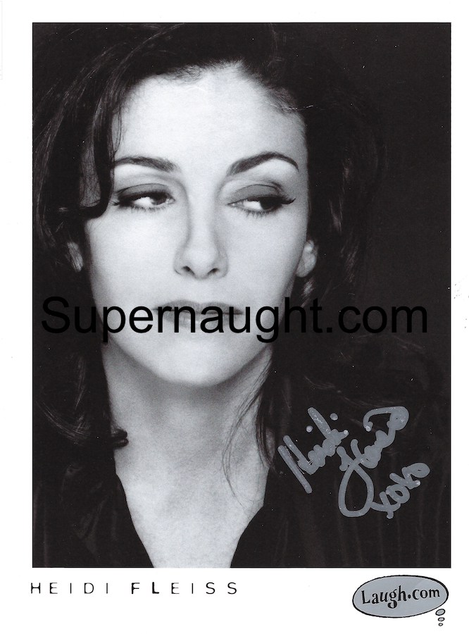 Heidi Fleiss Autographed Photo