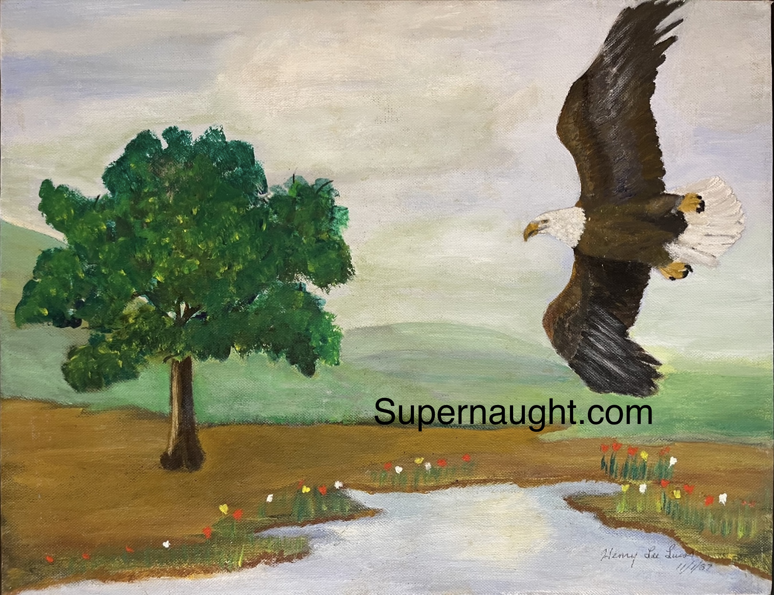 Henry Lee Lucas Eagle Painting