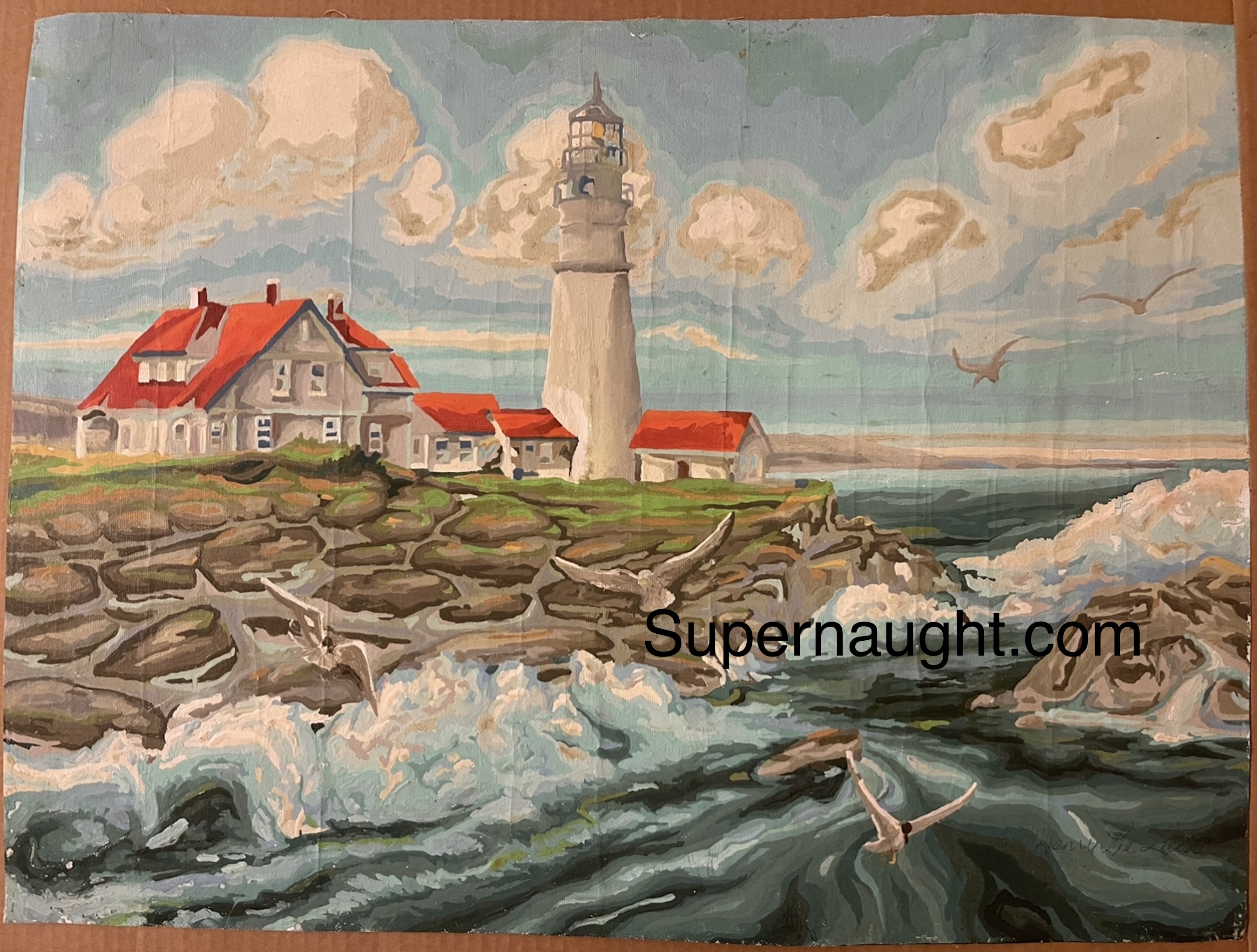 Henry Lee Lucas Lighthouse Painting