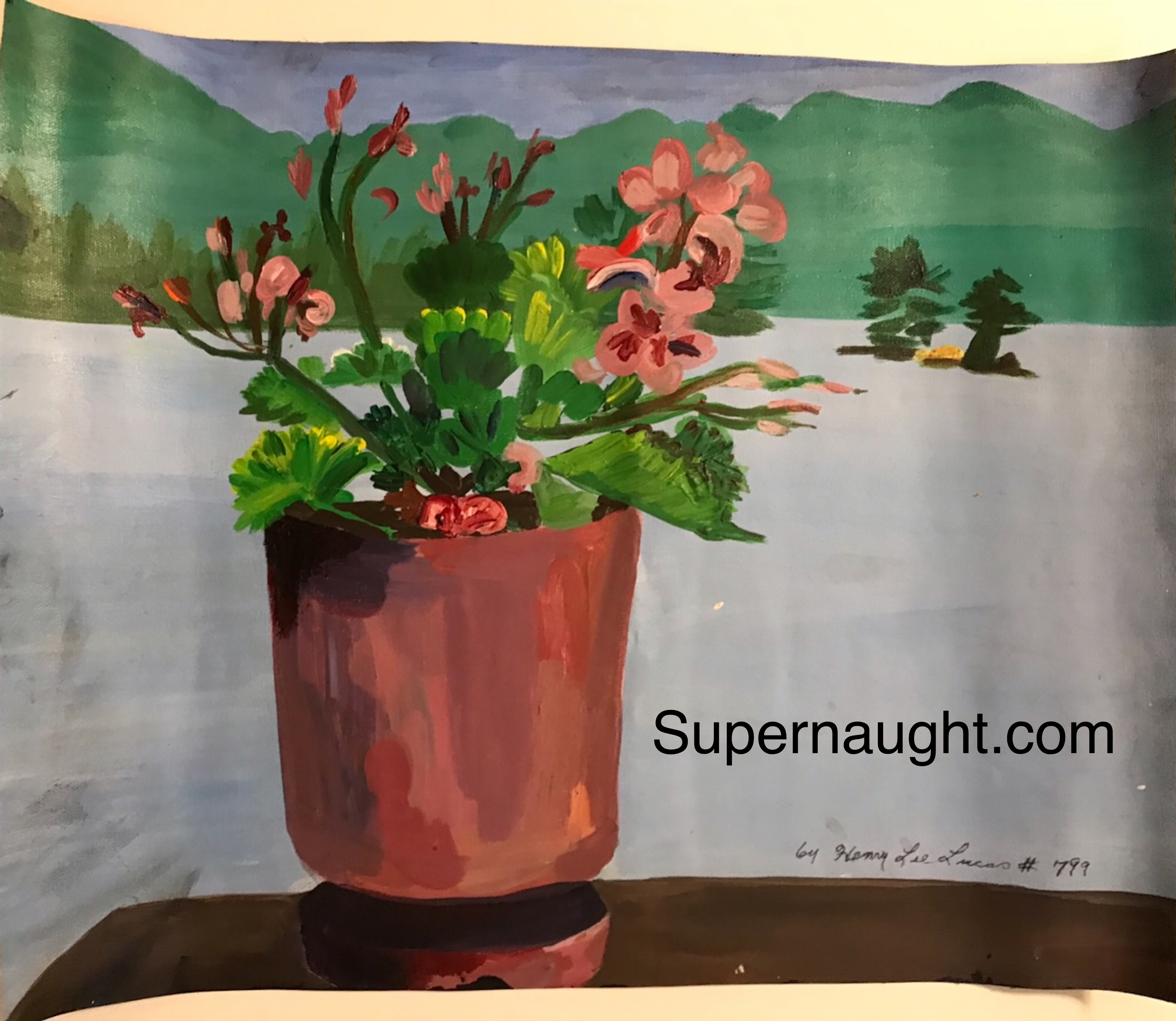 Henry Lee Lucas Painting Signed