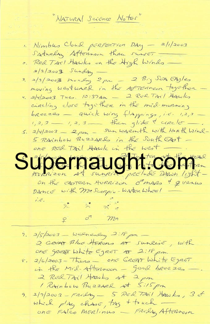 Herbert Mullin Natural Science Notes Signed