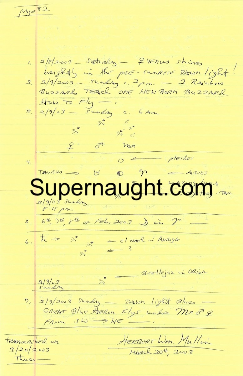 Herbert Mullin Natural Science Notes Signed image 2