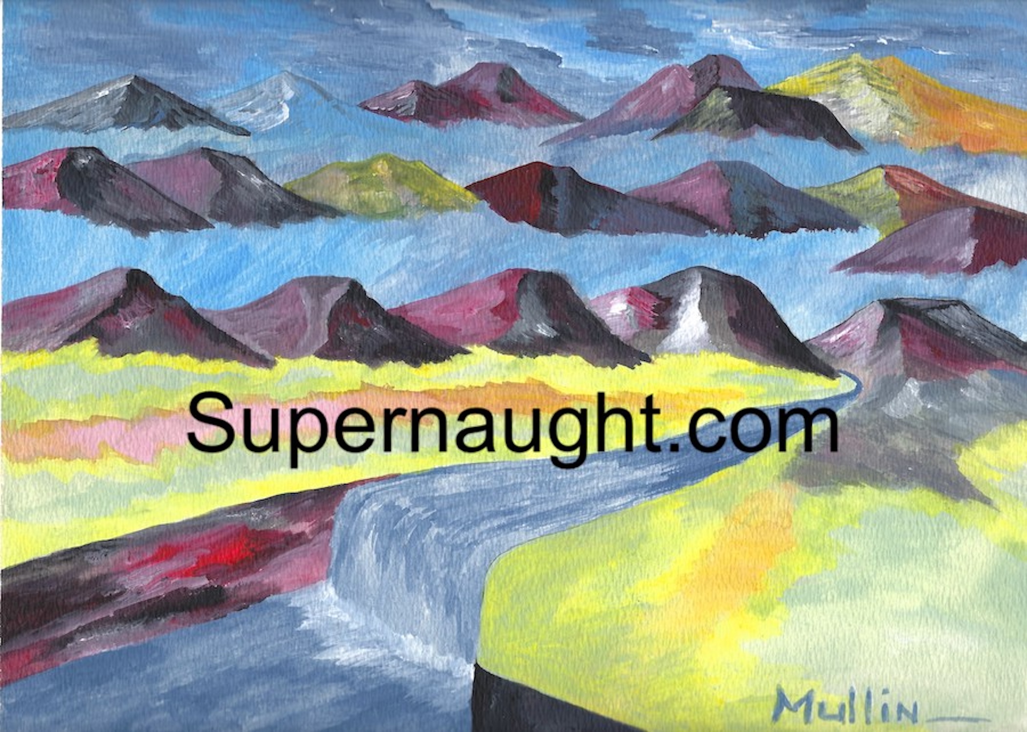 Herbert Mullin Painting Signed