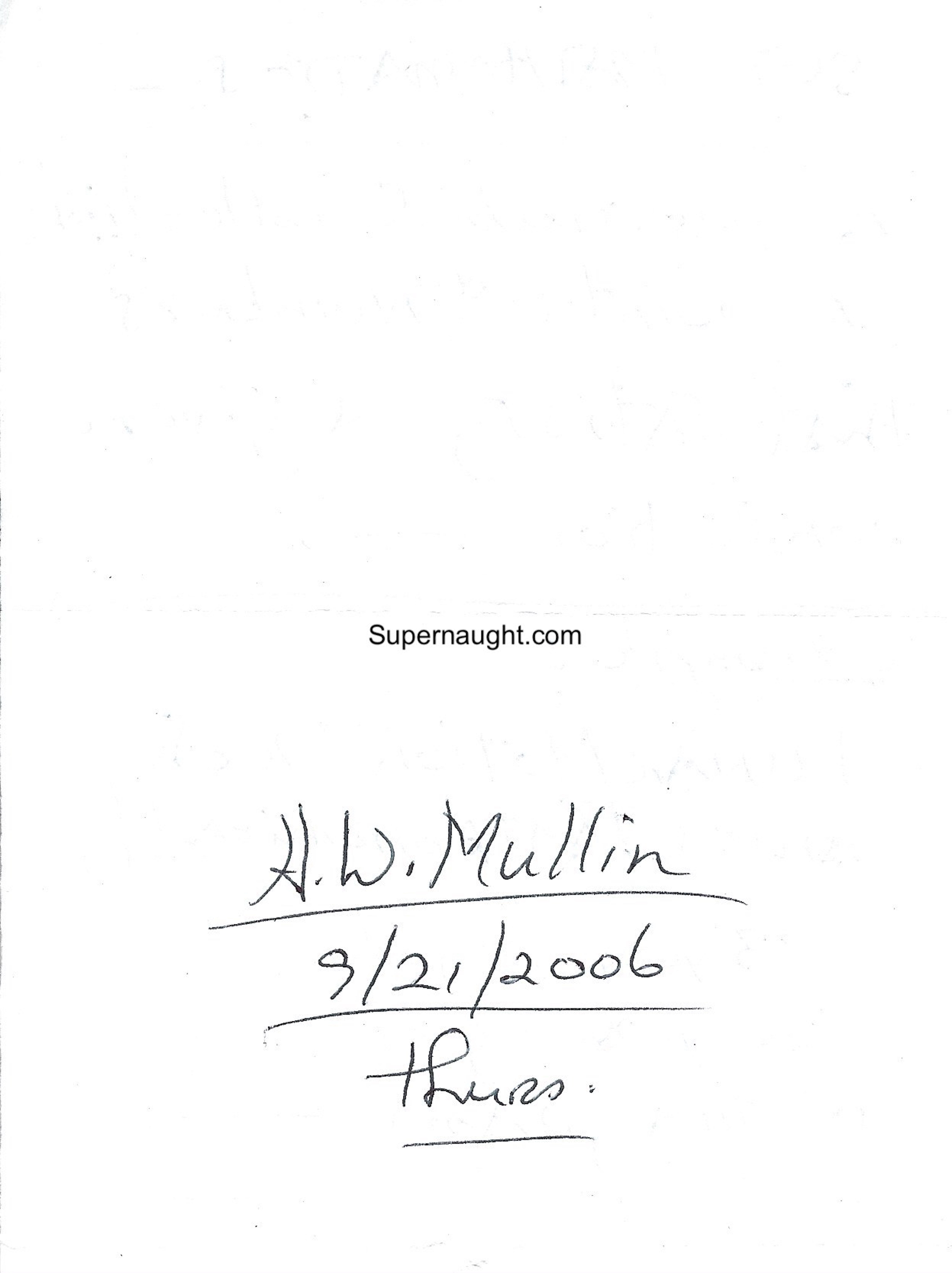 Herbert Mullin Set Mathematics Signed image 2