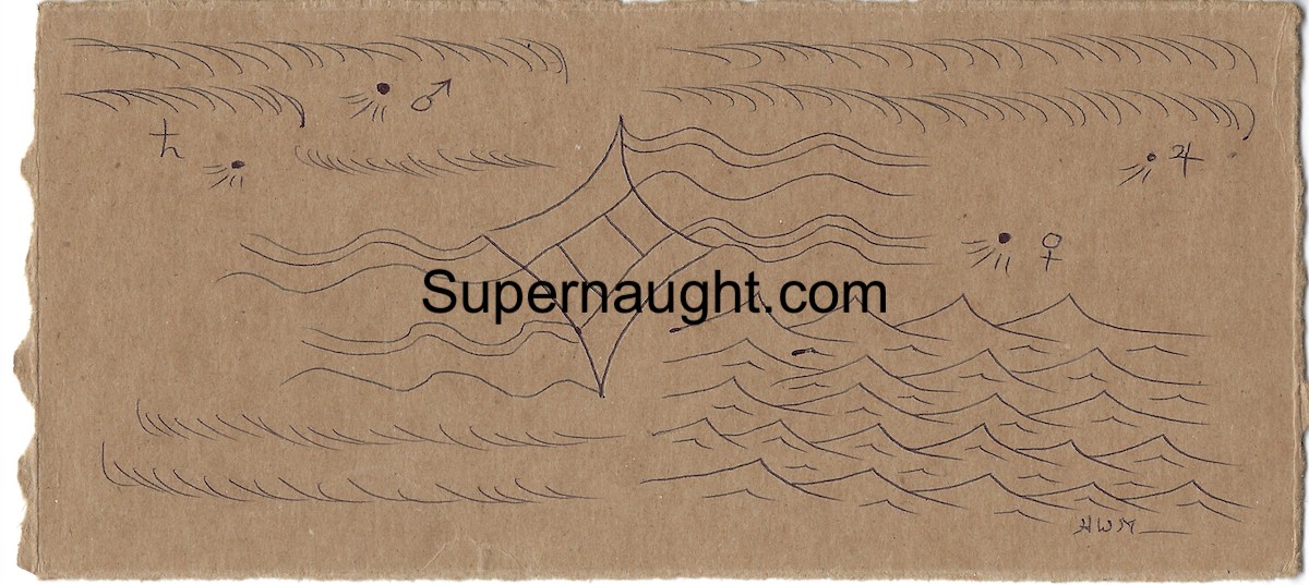 Herbert Mullin Signed Drawing