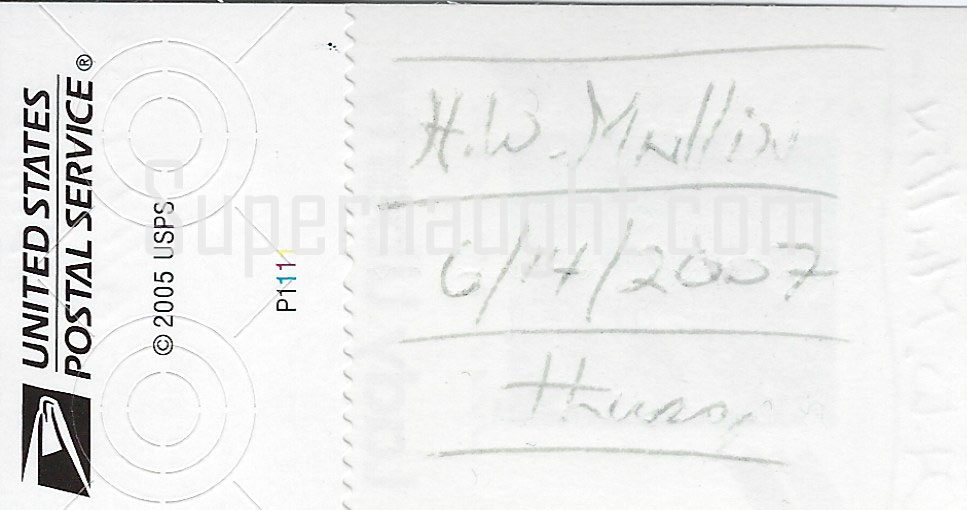 Herbert Mullin Signed Lady Liberty Postage image 2