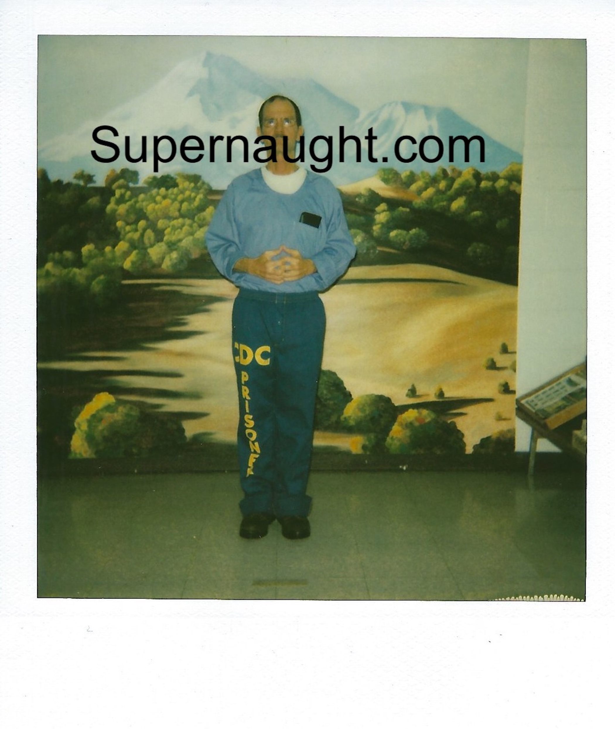 Herbert Mullin Signed Polaroid