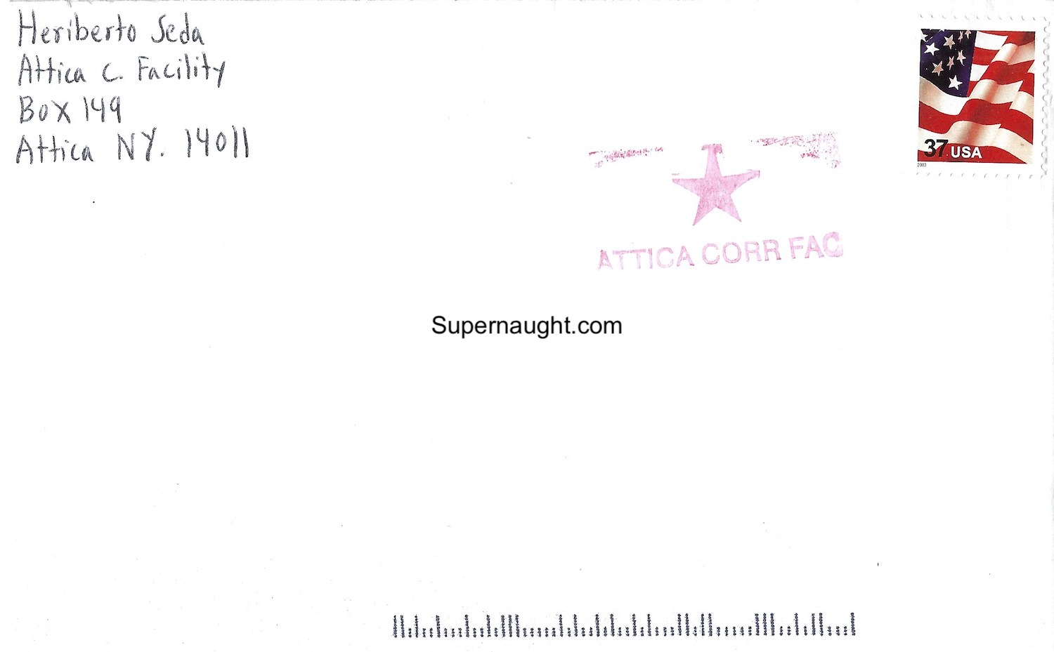 Heriberto Seda Christmas Card Envelope Set Both Signed image 3