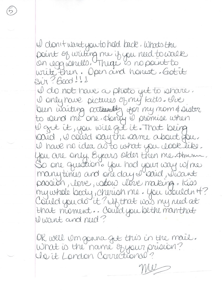Holly McFeeture Letter Signed Envelope Set