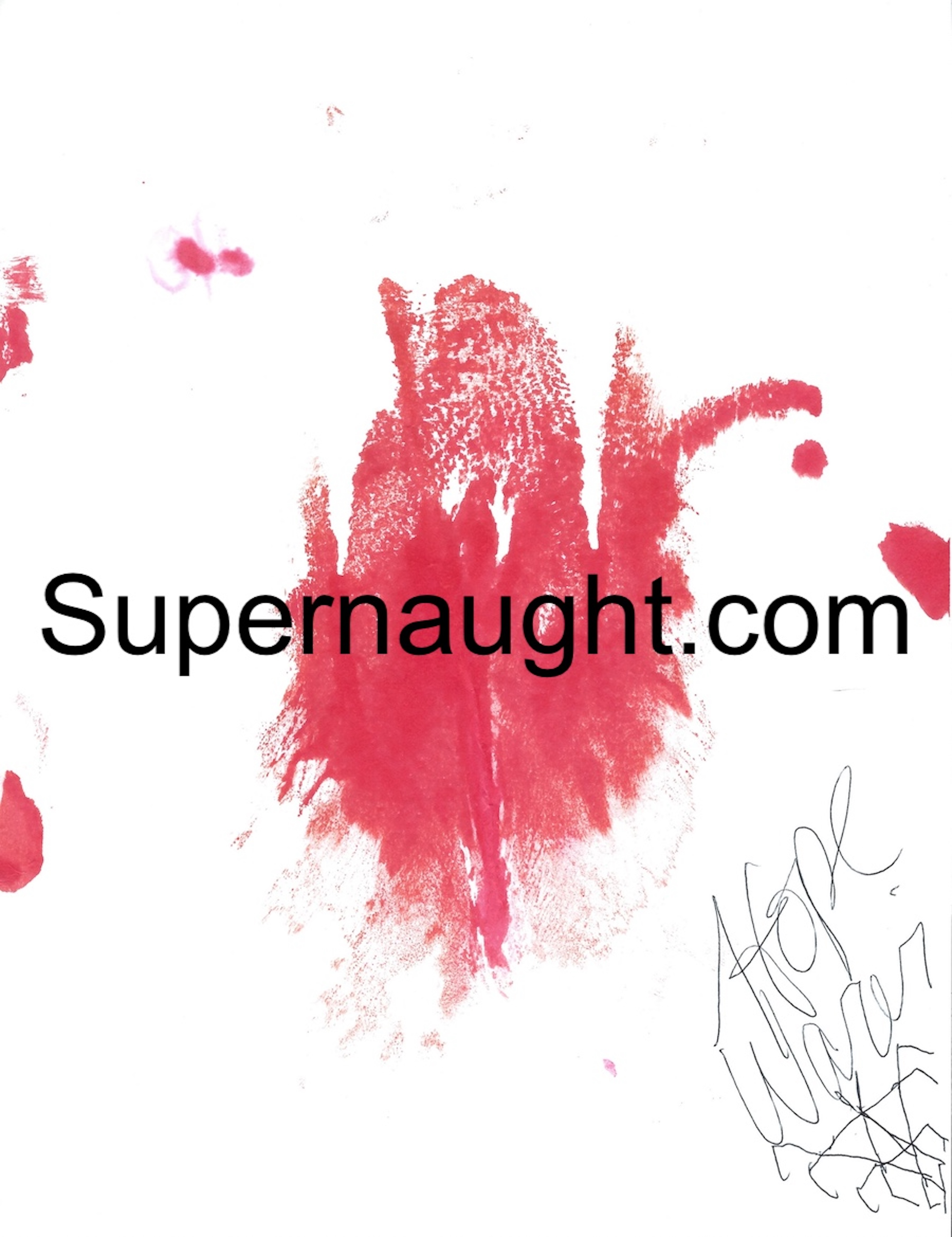 Hope Warvi Autographed Vagina Print