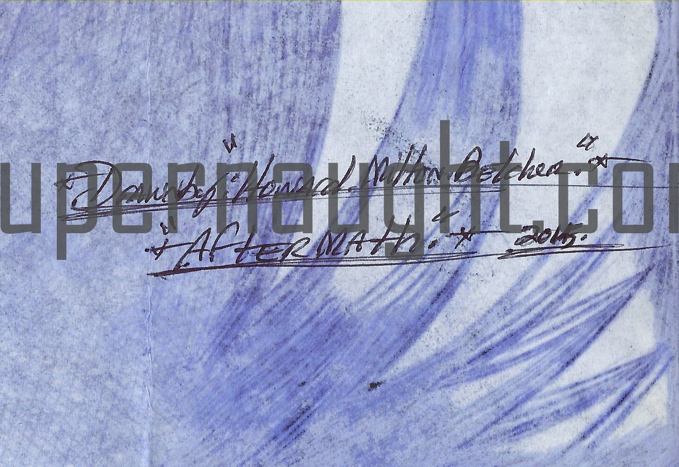 Howard Belcher Aftermath Artwork Signed image 2
