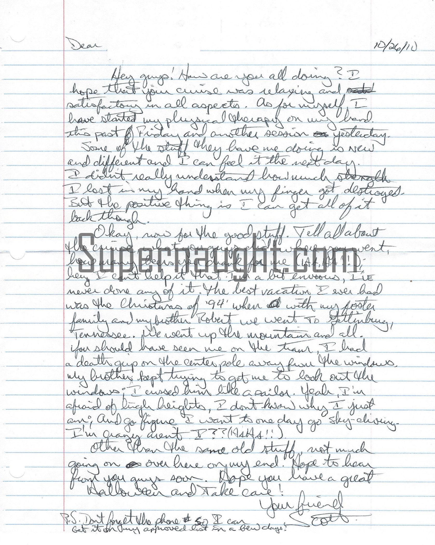 Howard Scott Anderson Letter and Envelope Set Both Signed