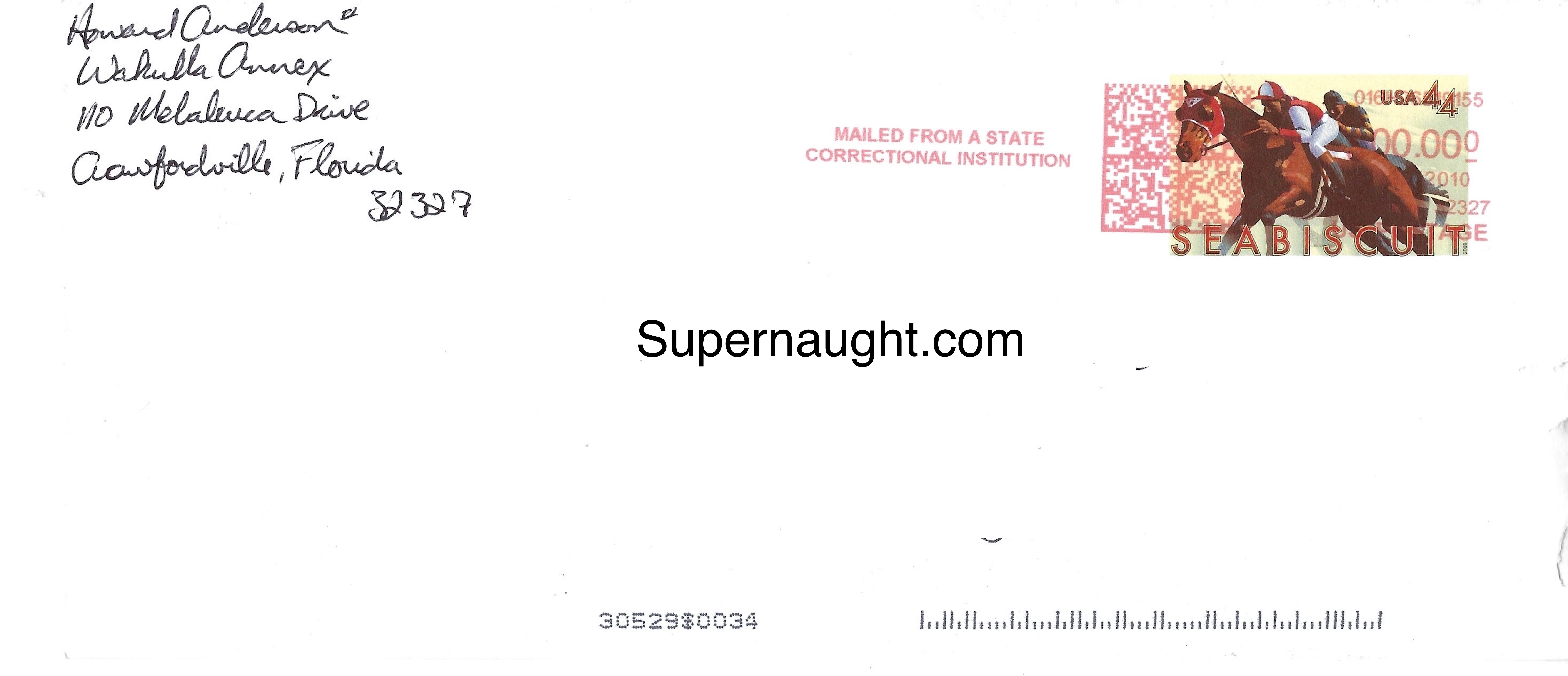 Howard Scott Anderson Two Page Letter Envelope Set Both Signed image 3