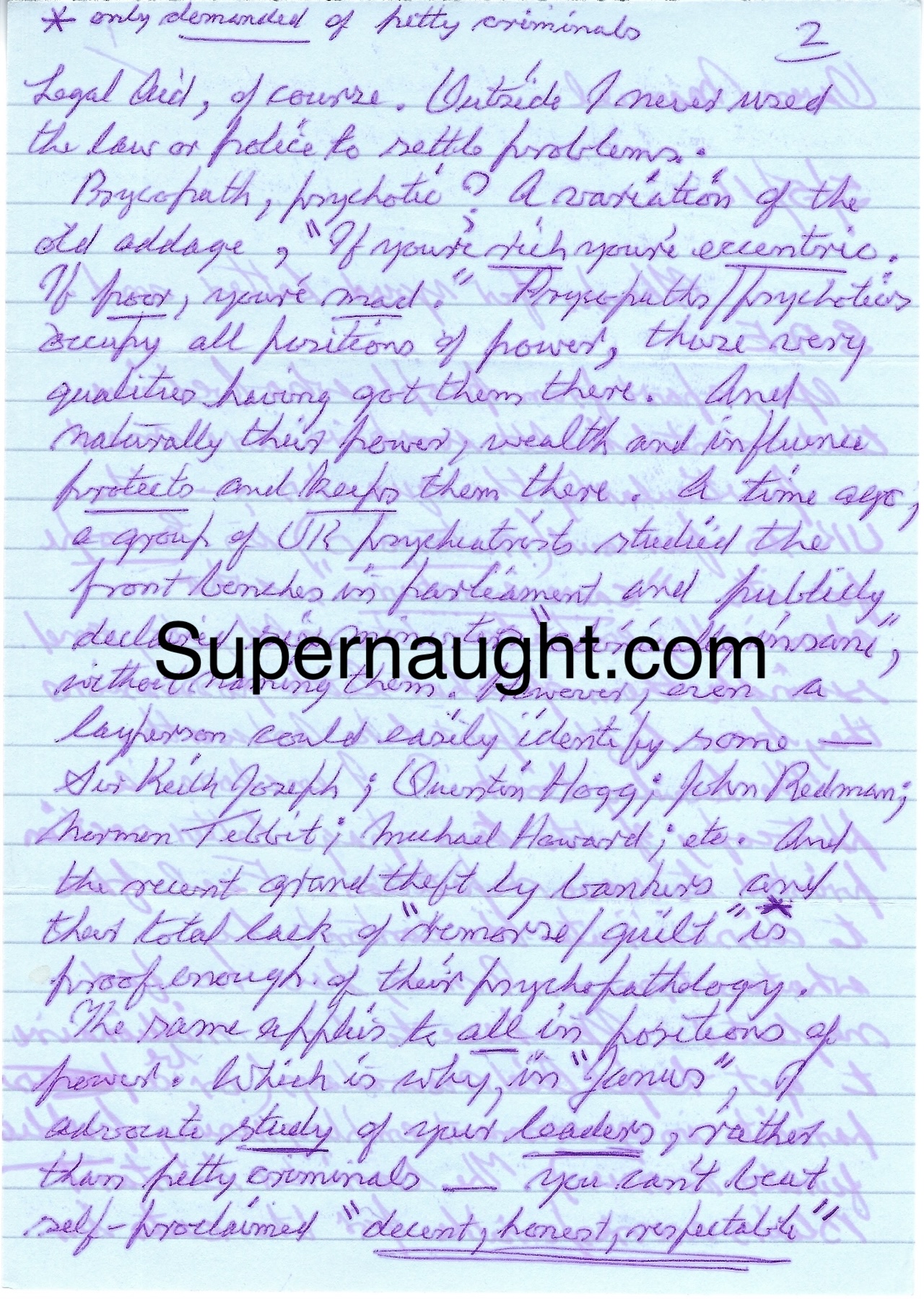 Ian Brady 4 Page Handwritten Letter And Envelope Set Both Signed image 3