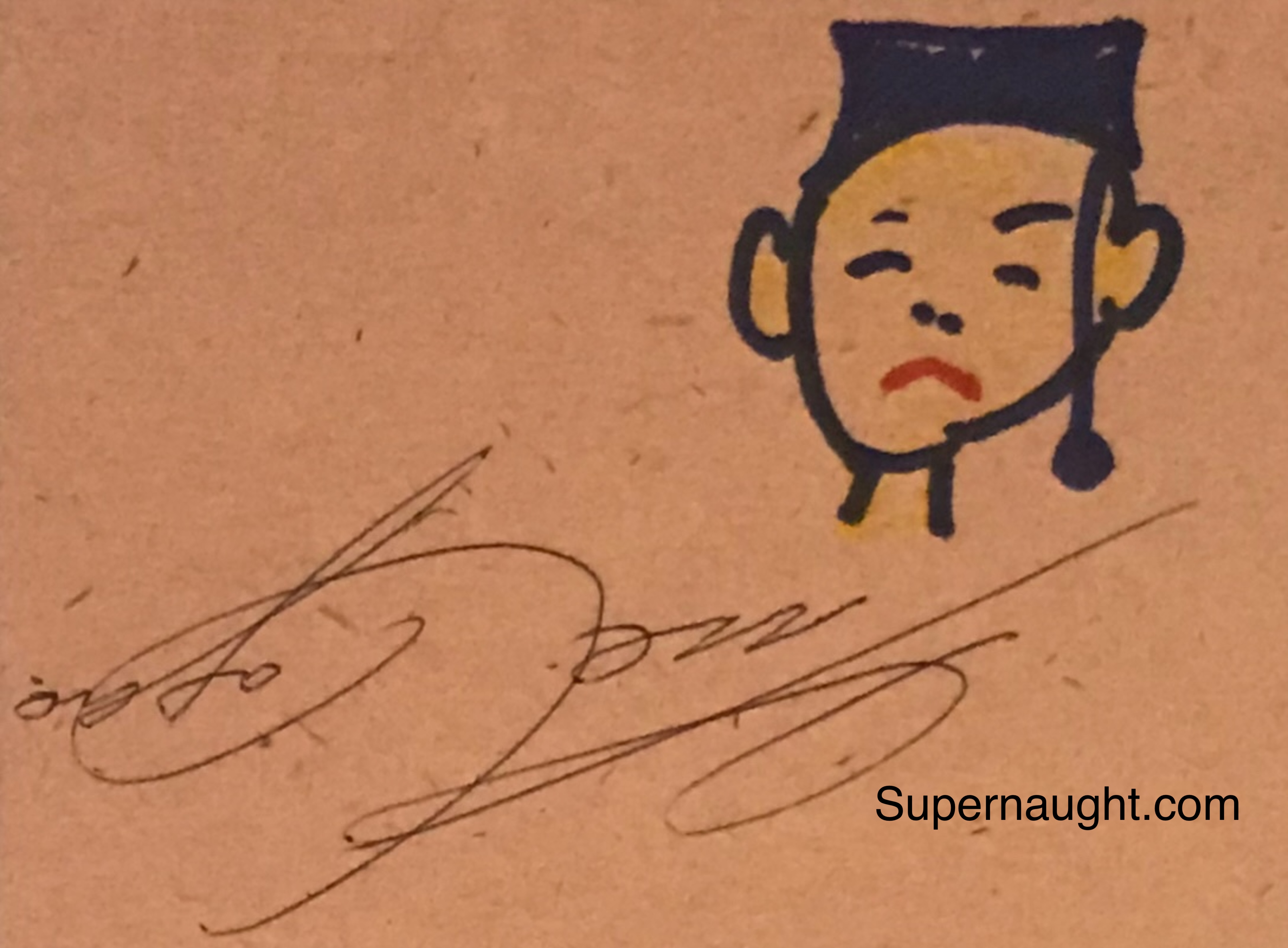 Issei Sagawa Artistic Print Cannibal Self Portrait Signed image 3