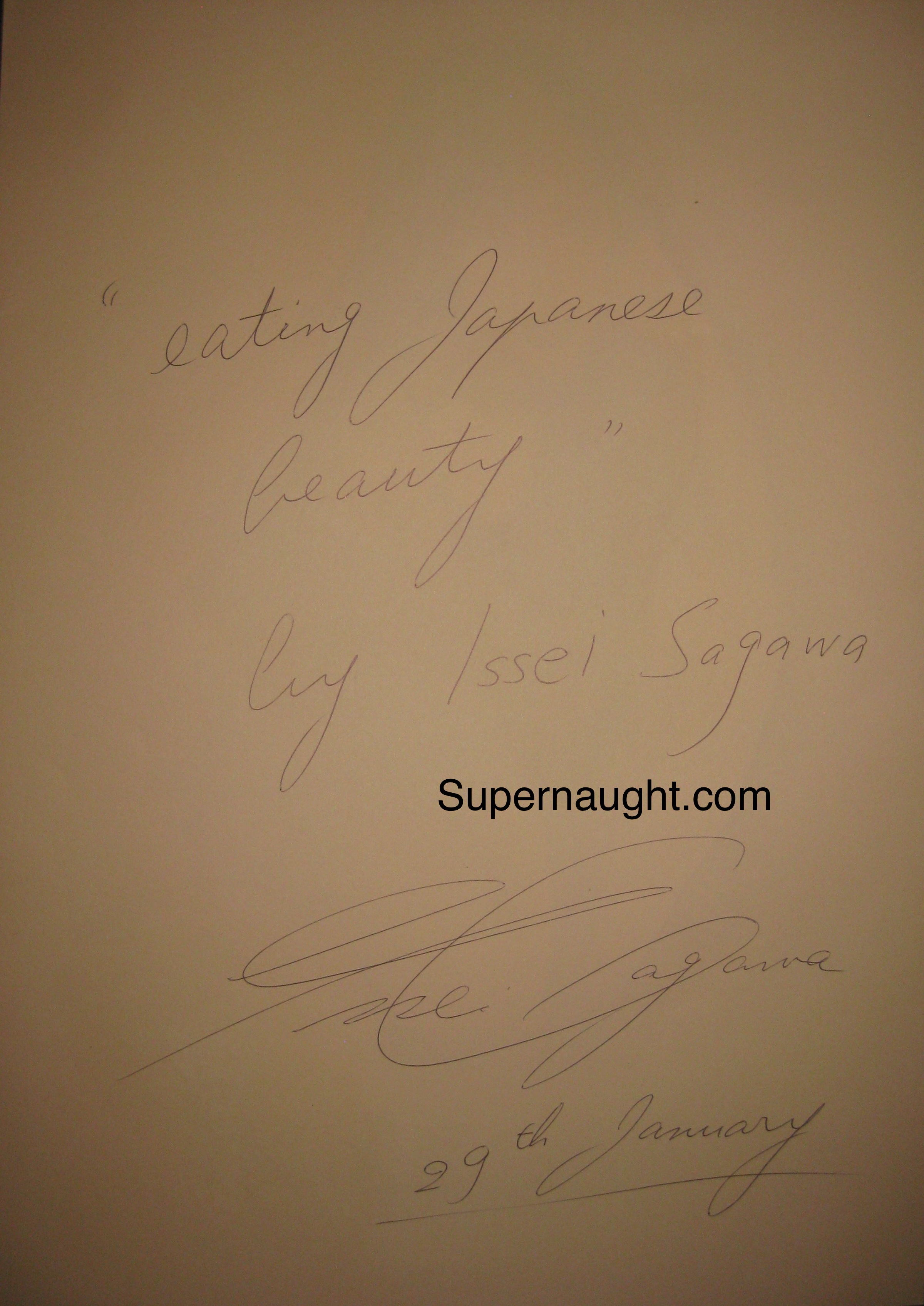 Issei Sagawa Eating Japanese Beauty Artwork Signed image 2