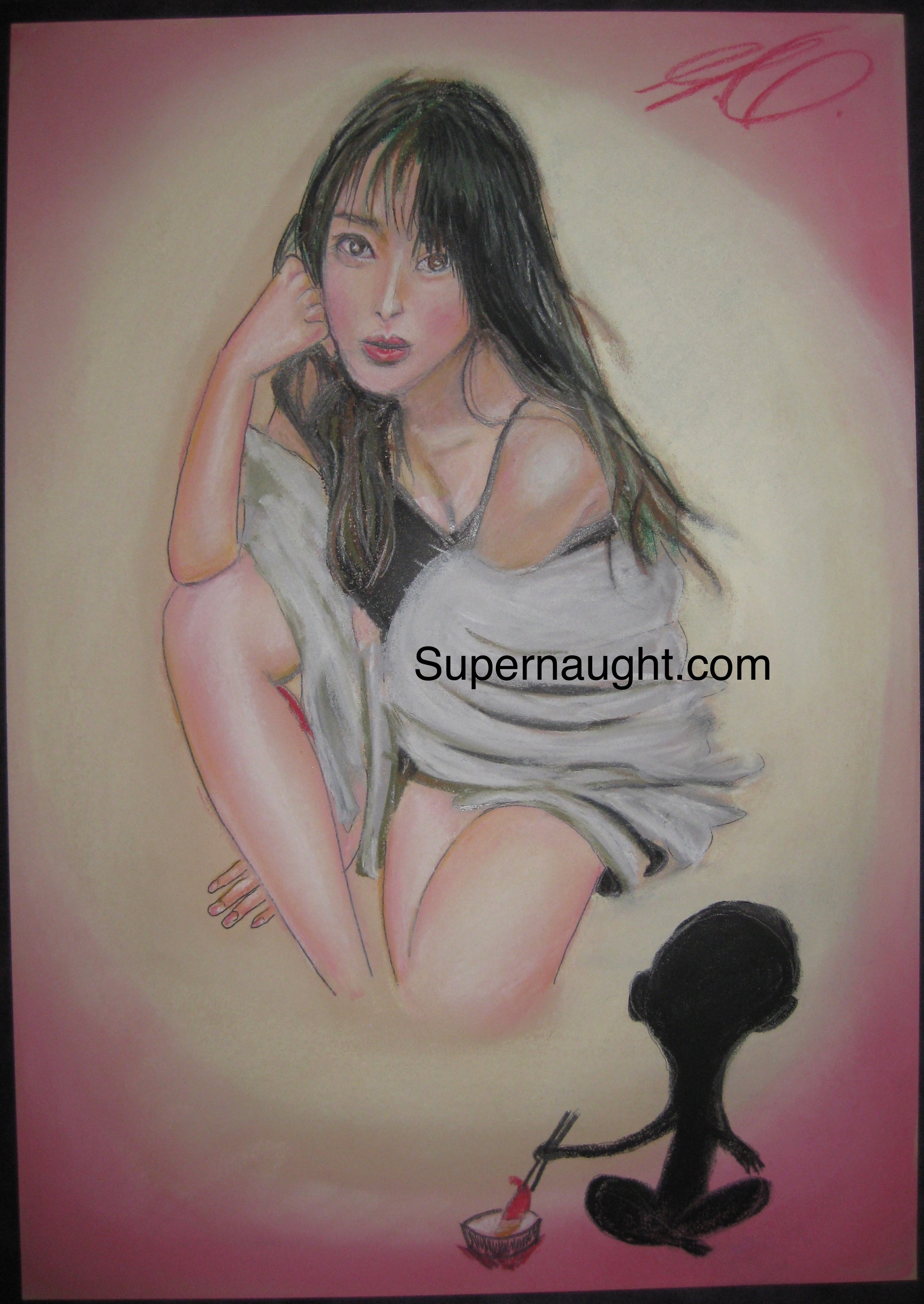 Issei Sagawa Eating Japanese Beauty Artwork Signed