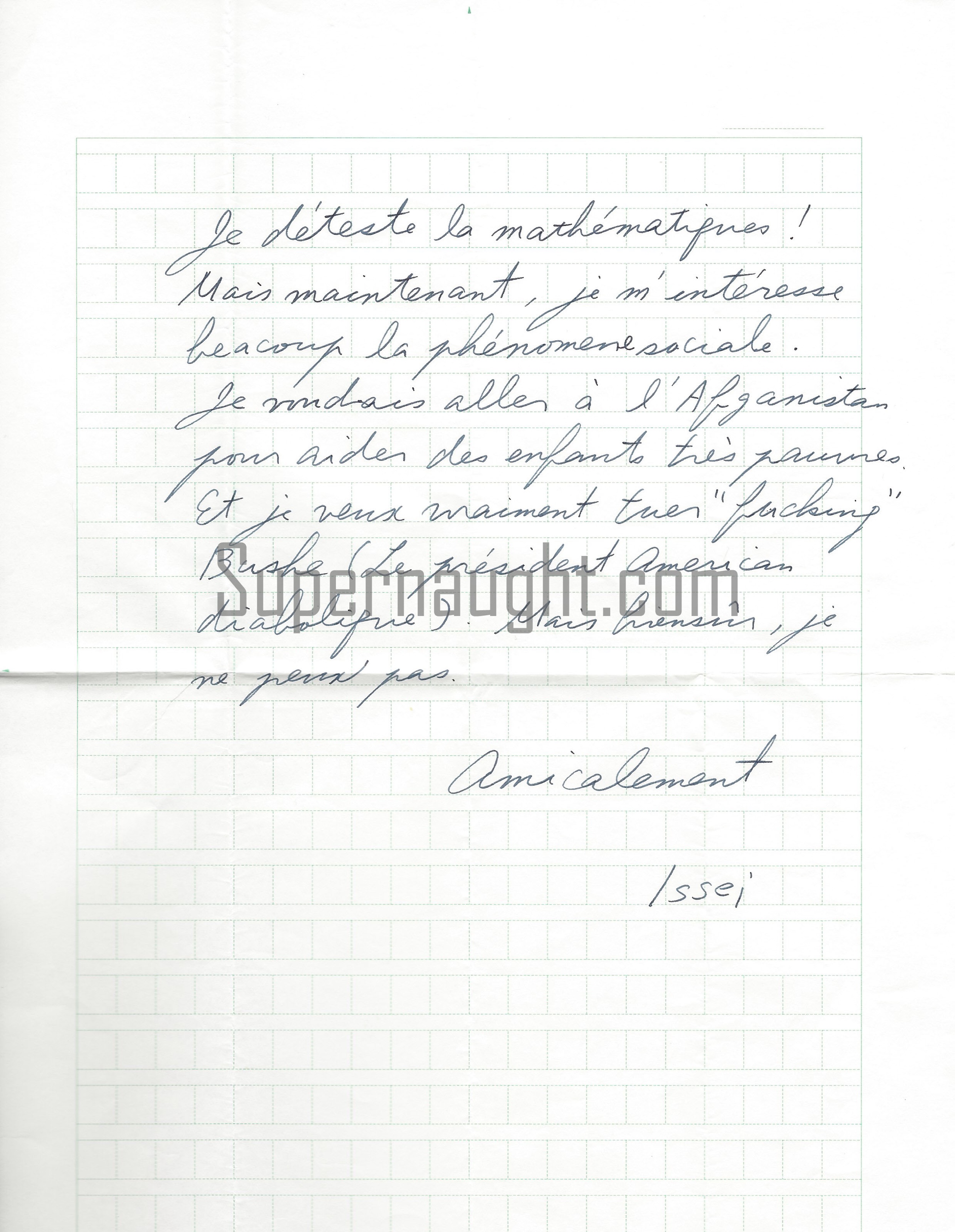 Issei Sagawa Letter and Envelope to Patrick Kearney Both Signed image 2