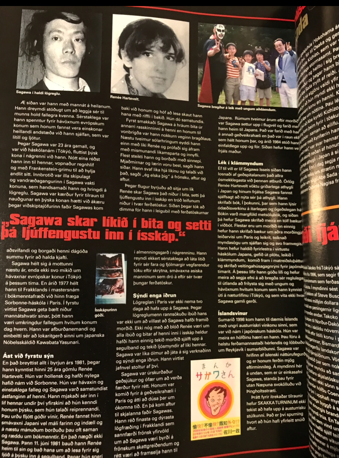 Issei Sagawa Skakki Turninn Iceland Magazine May 2008 image 3
