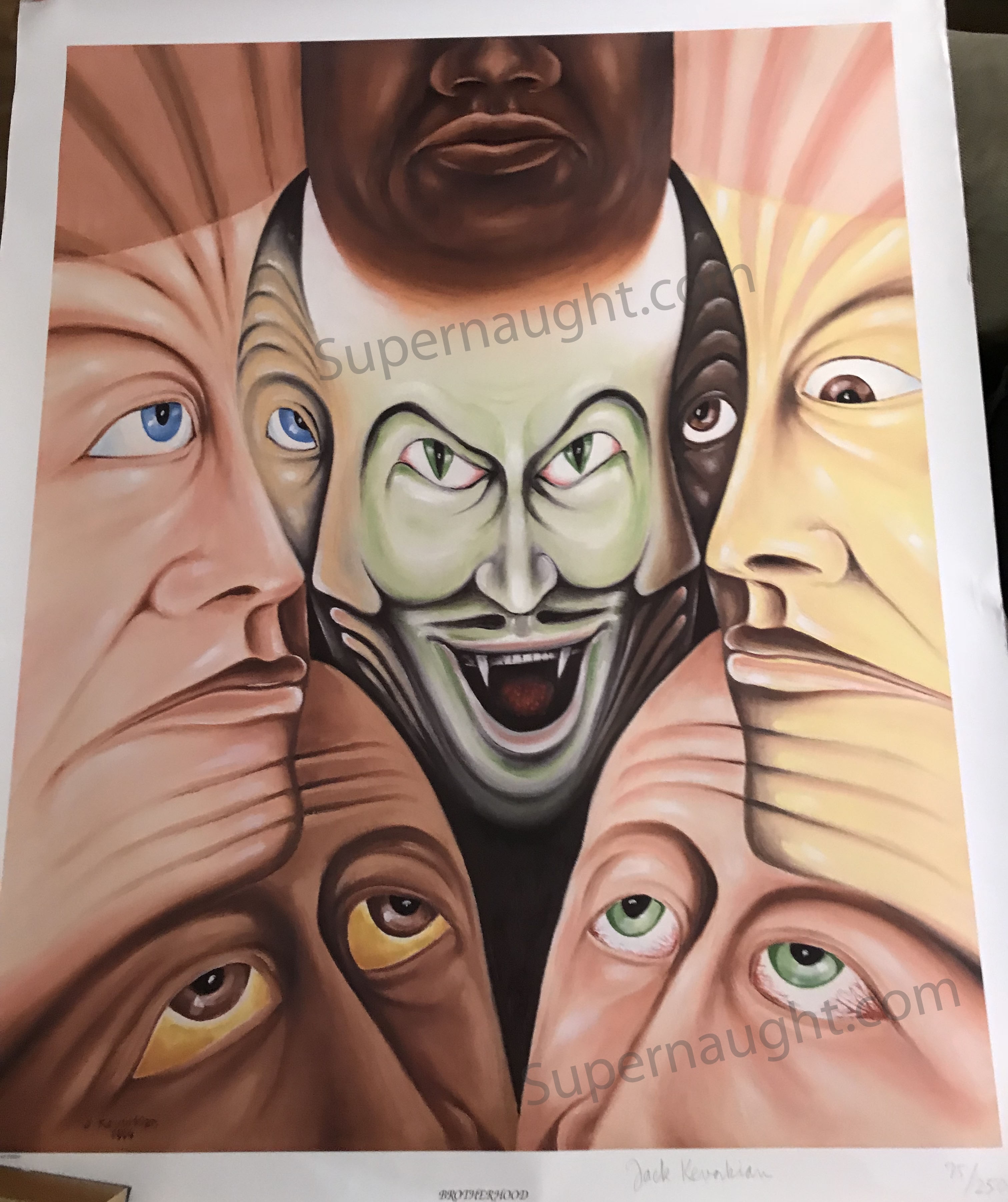 Jack Kevorkian Brotherhood Print Signed