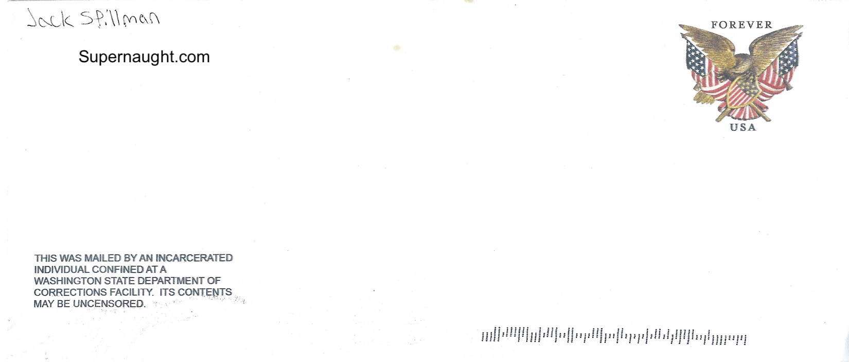 Jack Spillman Letter and Envelope Set Both Signed image 2