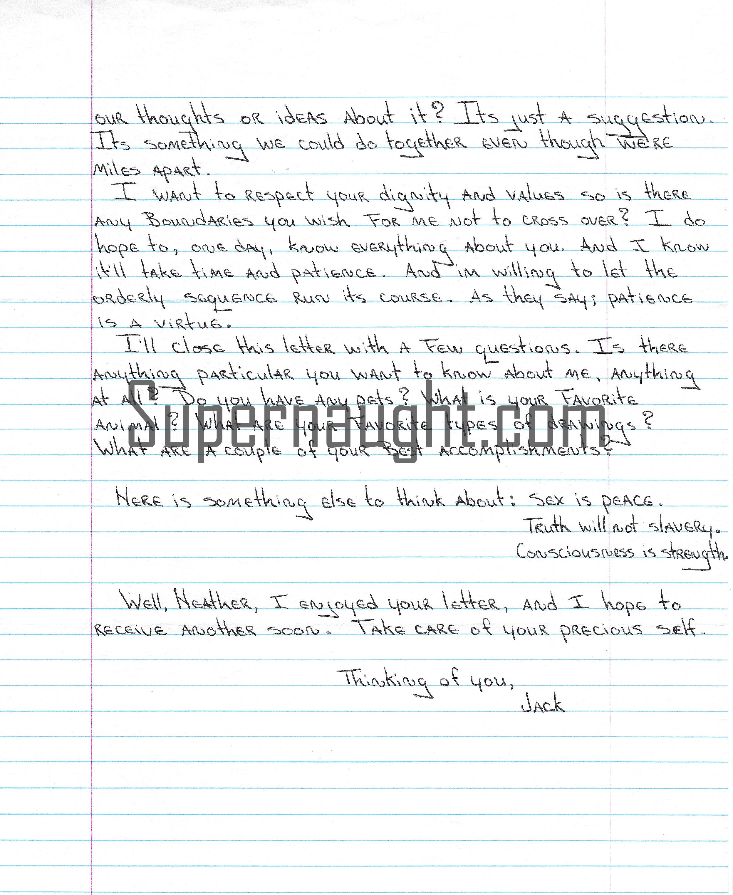 Jack Spillman Letter and Envelope Set Signed image 3