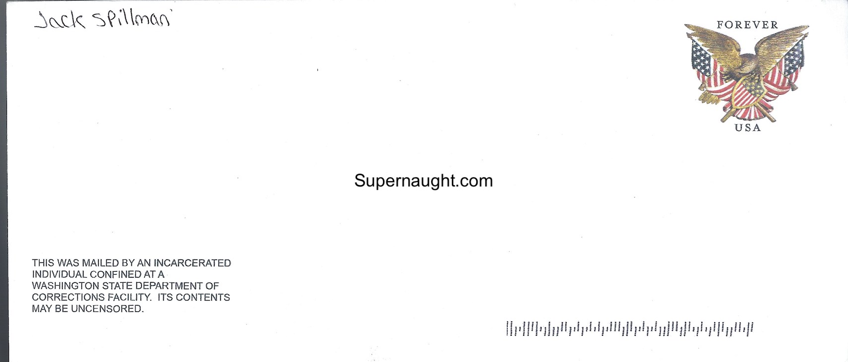 Jack Spillman Two Page Letter and Envelope Set Both Signed image 3